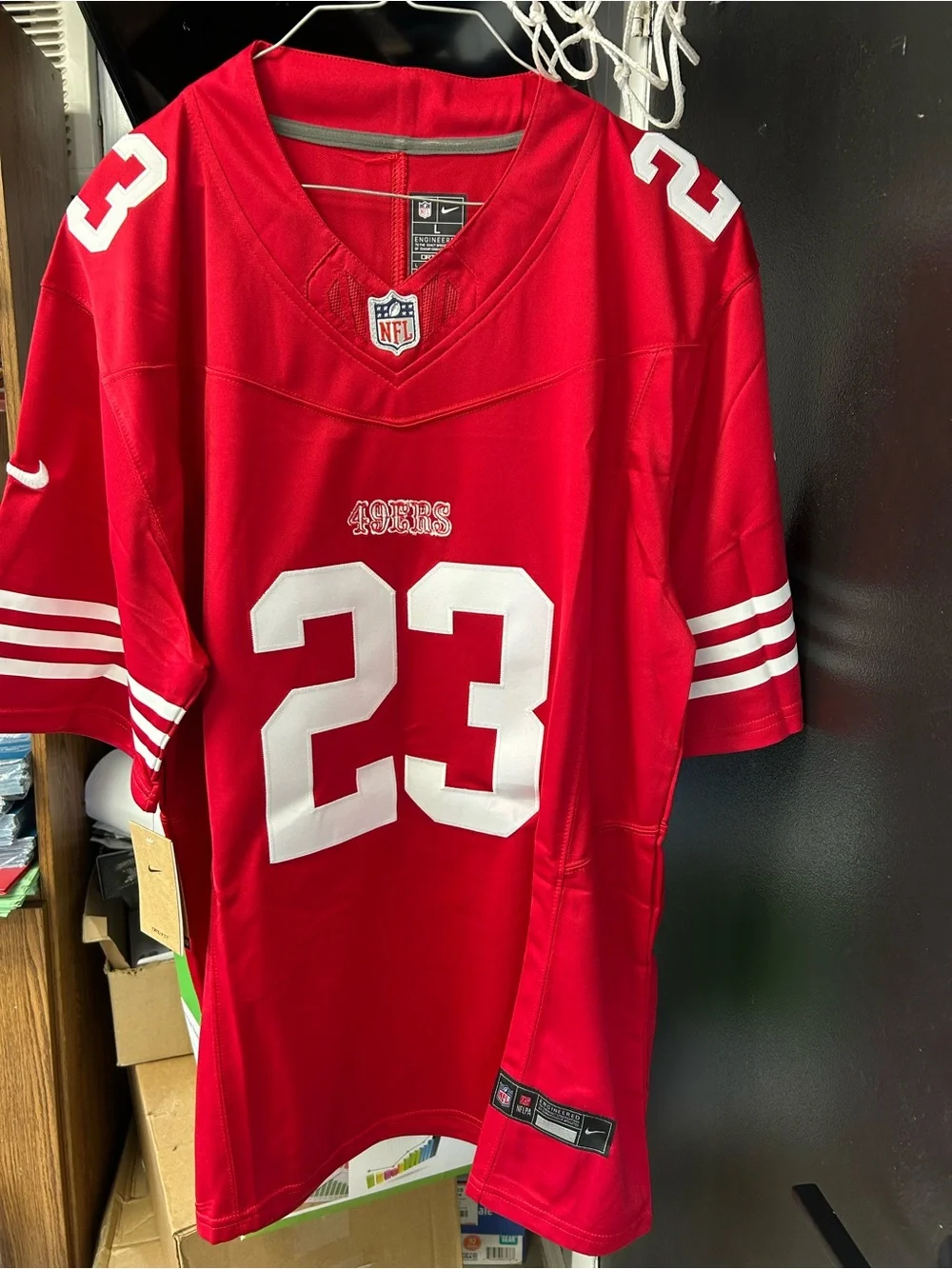 Nike NFL 49ers Christian McCaffrey jersey